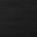 Table de salle à manger rectangulaire Brooke pour 4 à 6 personnes - Noir/Bois