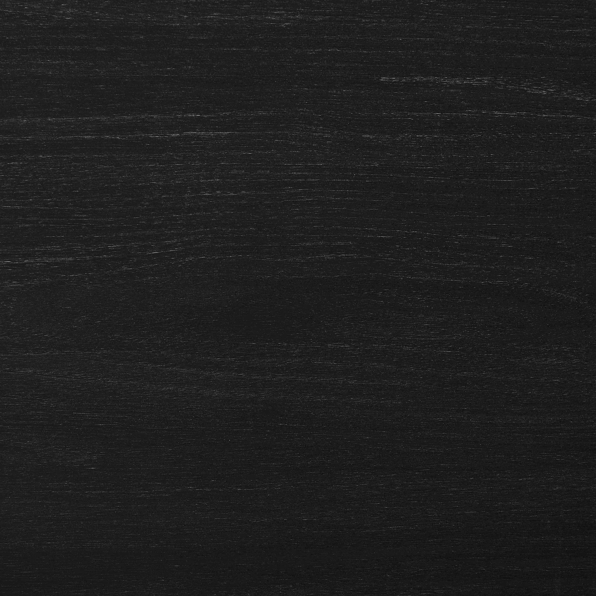 Table de salle à manger rectangulaire Brooke pour 4 à 6 personnes - Noir/Bois