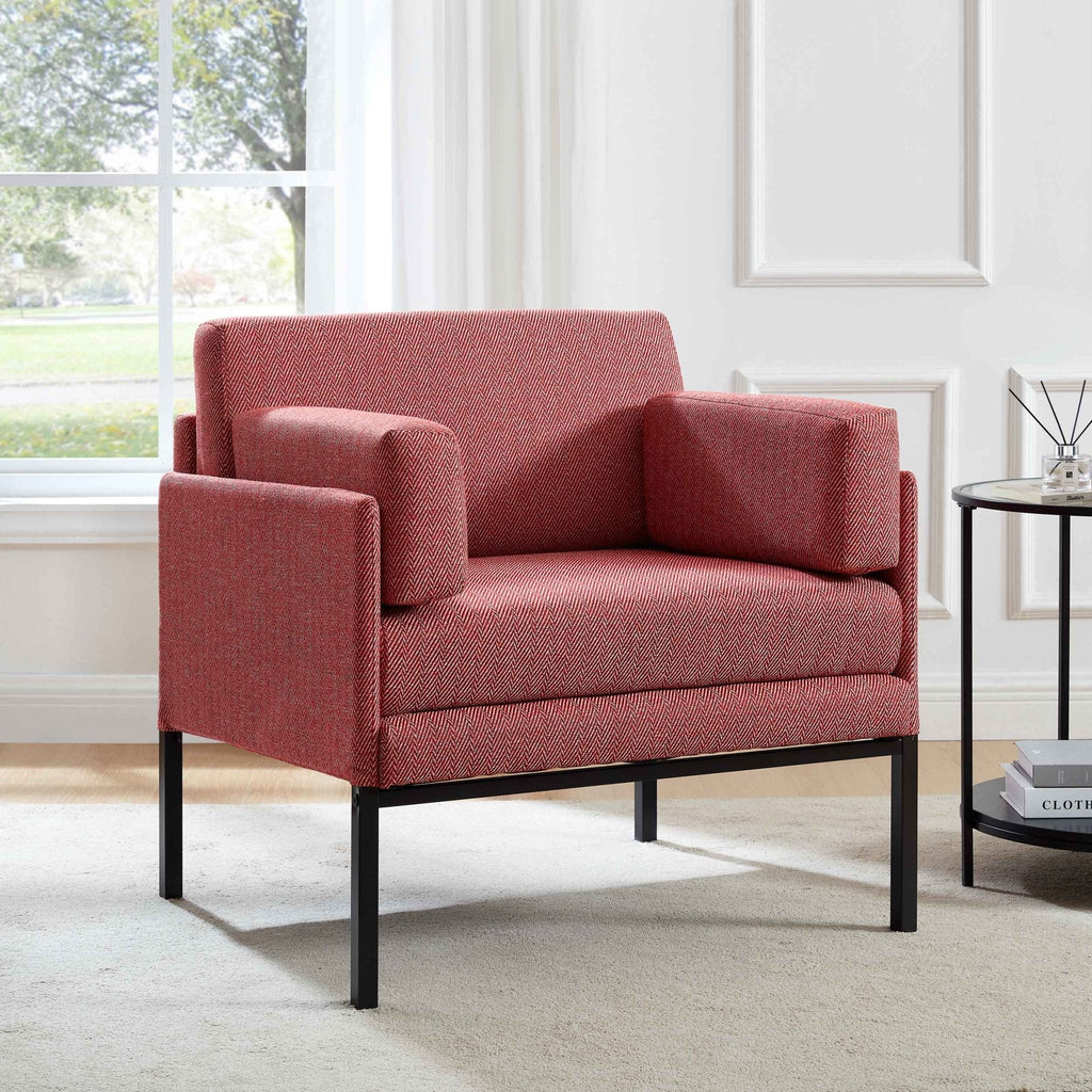 Fauteuil d'appoint Ada - Chevron Baie