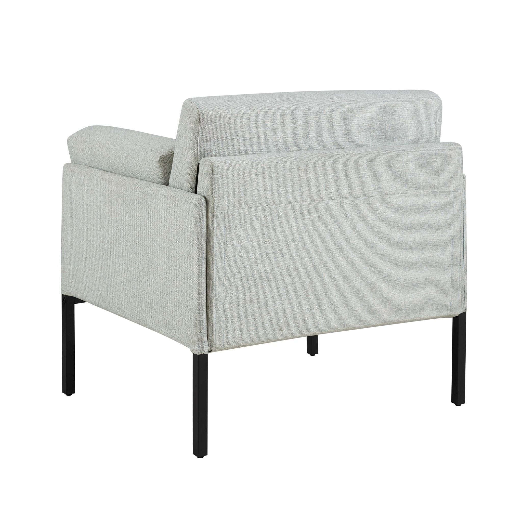 Fauteuil d'appoint Ada - Rayures bleues