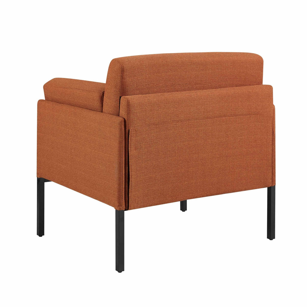 Fauteuil d'appoint Ada - Orange brûlé