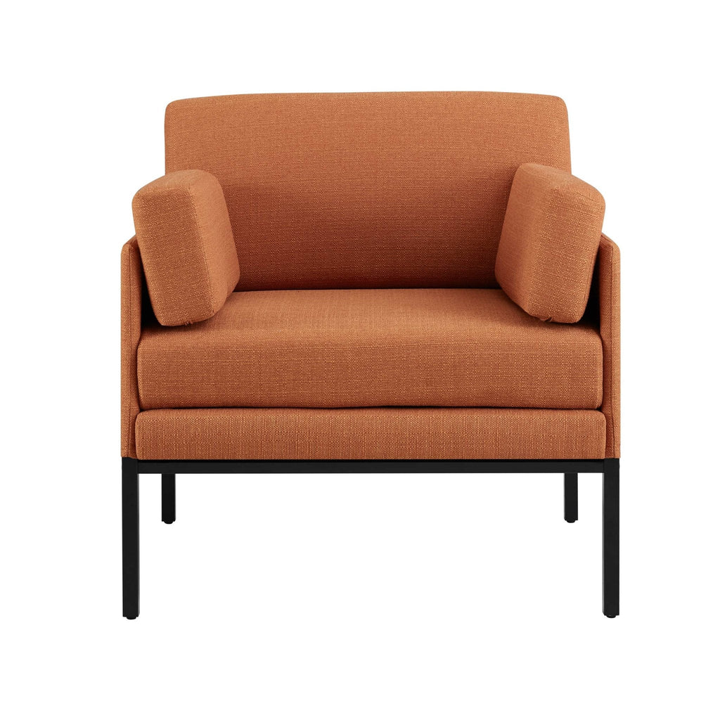 Fauteuil d'appoint Ada - Orange brûlé