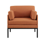 Fauteuil d'appoint Ada - Orange brûlé