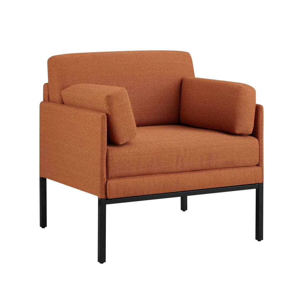 Fauteuil d'appoint Ada - Orange brûlé