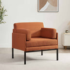 Fauteuil d'appoint Ada - Orange brûlé