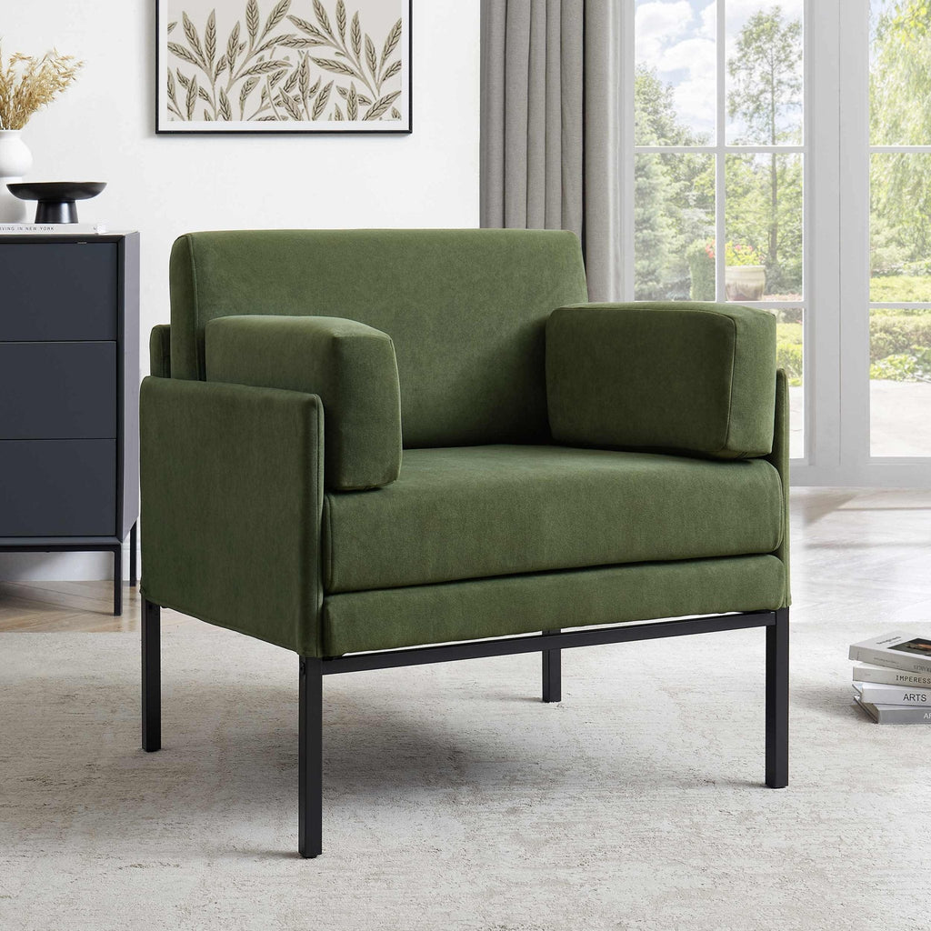 Fauteuil d'appoint Ada - Olive foncé