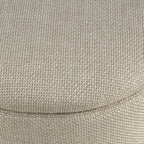 Tabouret de rangement Adelaide à base dorée - Beige