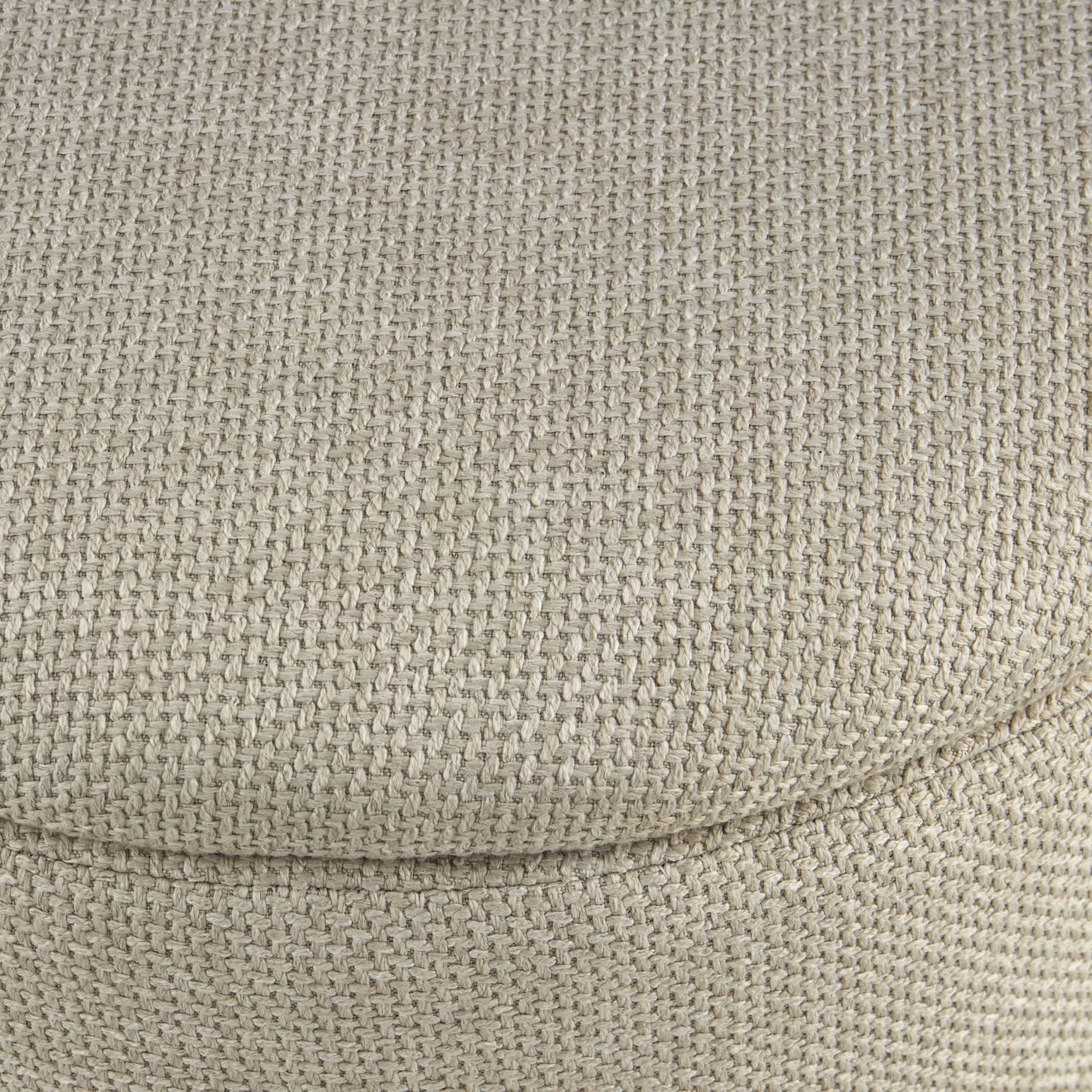 Tabouret de rangement Adelaide à base dorée - Beige