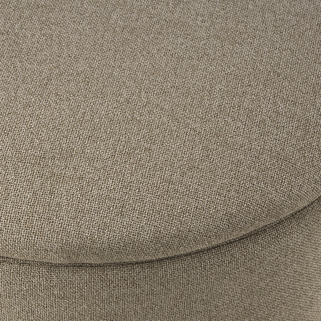 Tabouret de rangement Adelaide Gold Base - Avoine