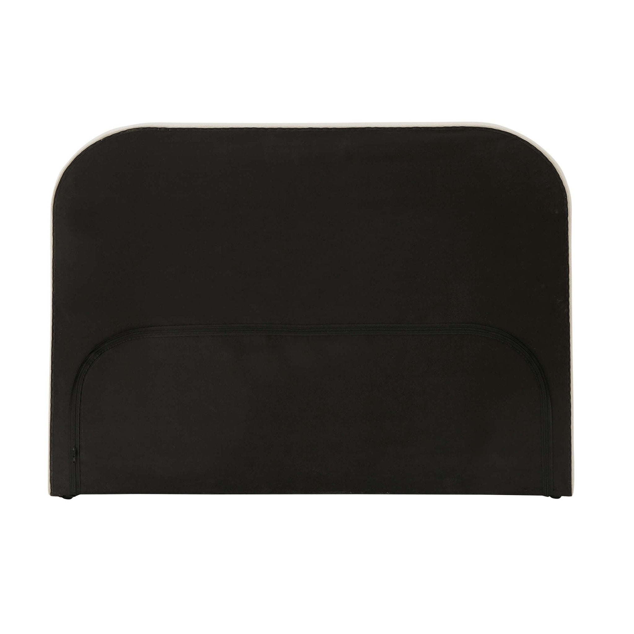 Lit coffre ottoman Aintree - Crème Teddy