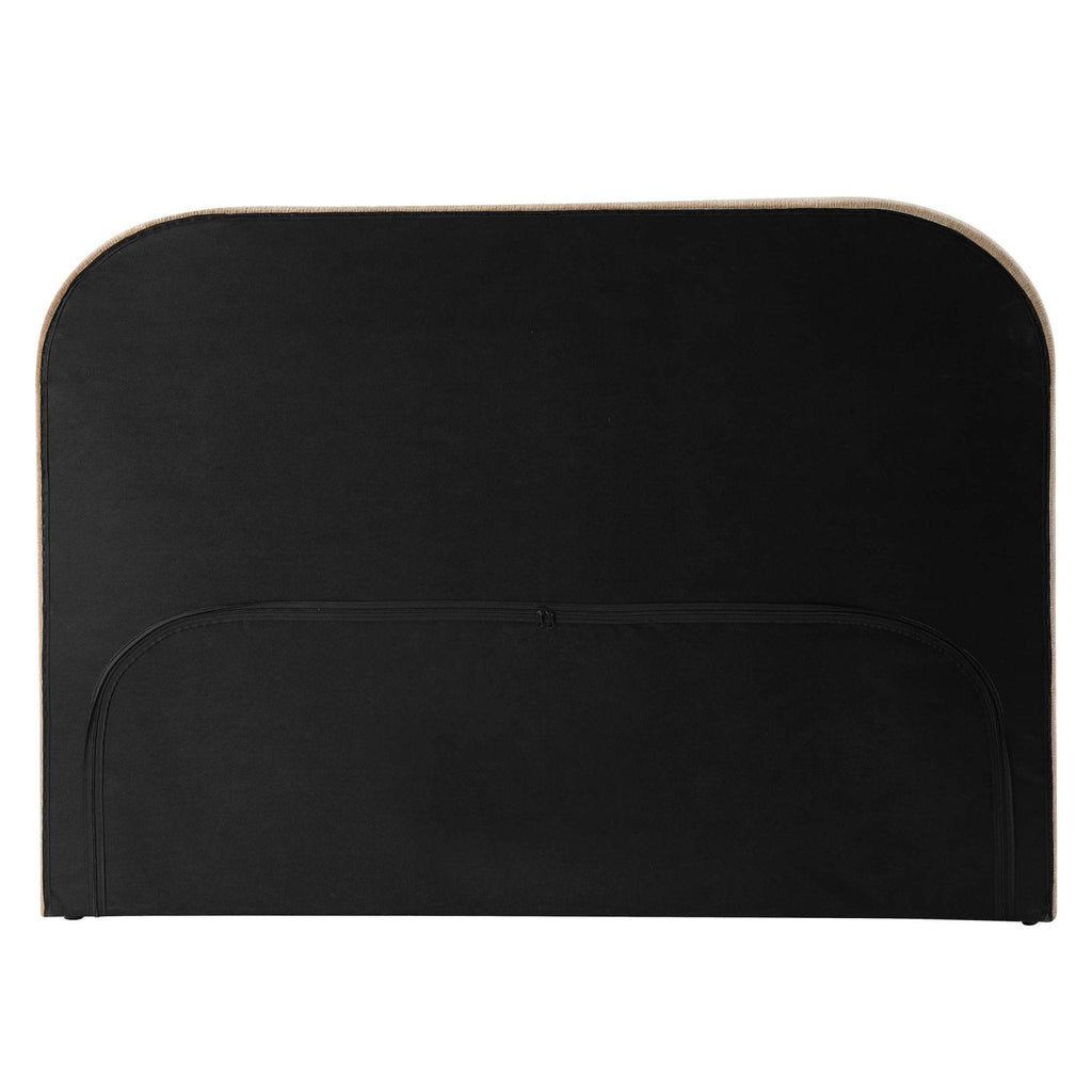 Lit coffre ottoman Aintree - Texture avoine