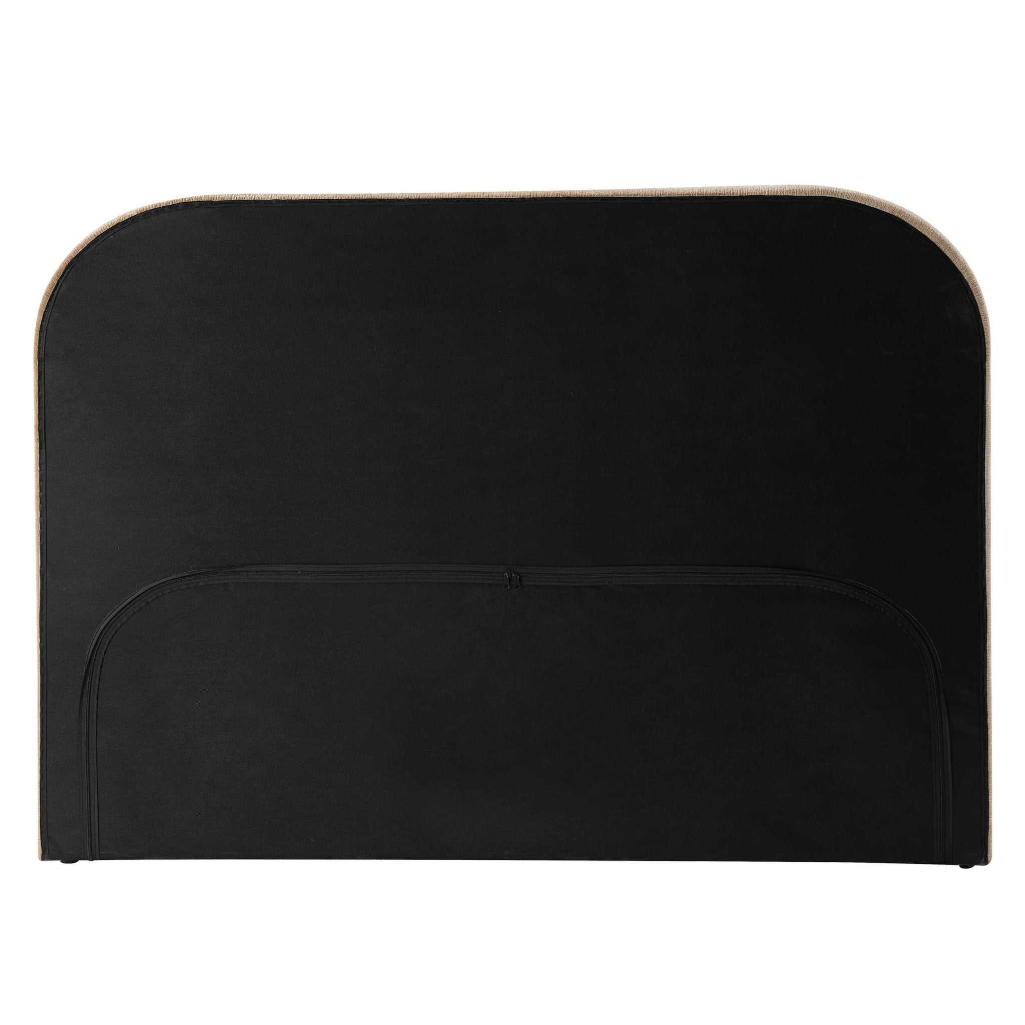 Lit coffre ottoman Aintree - Texture avoine