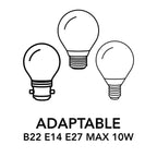 Abat-jour Akari Origami Easy-Fit pour plafonnier - Naturel