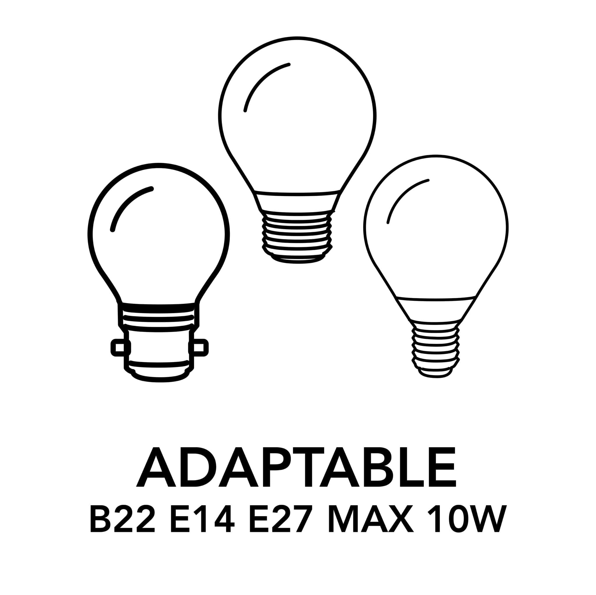 Abat-jour Akari Origami Easy-Fit pour plafonnier - Naturel