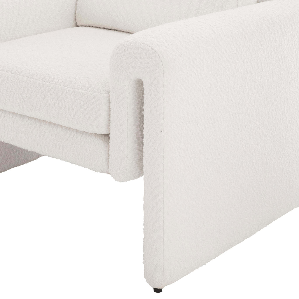 Chaise d'appoint Alba - Boucle Ivoire