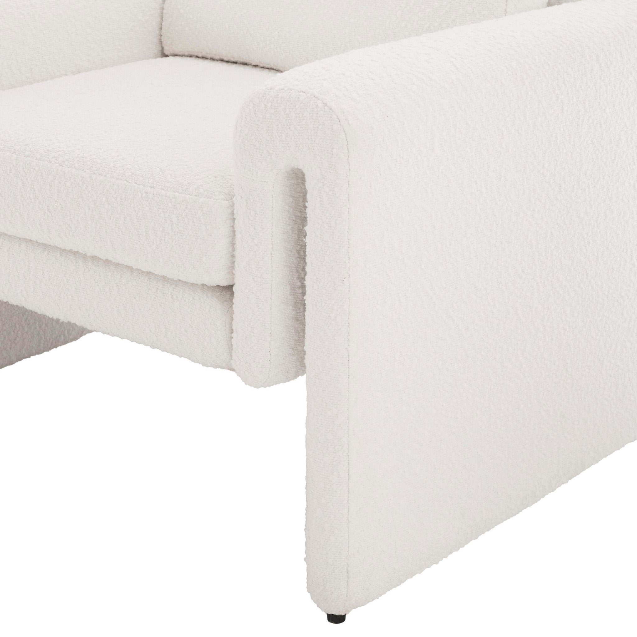 Chaise d'appoint Alba - Boucle Ivoire