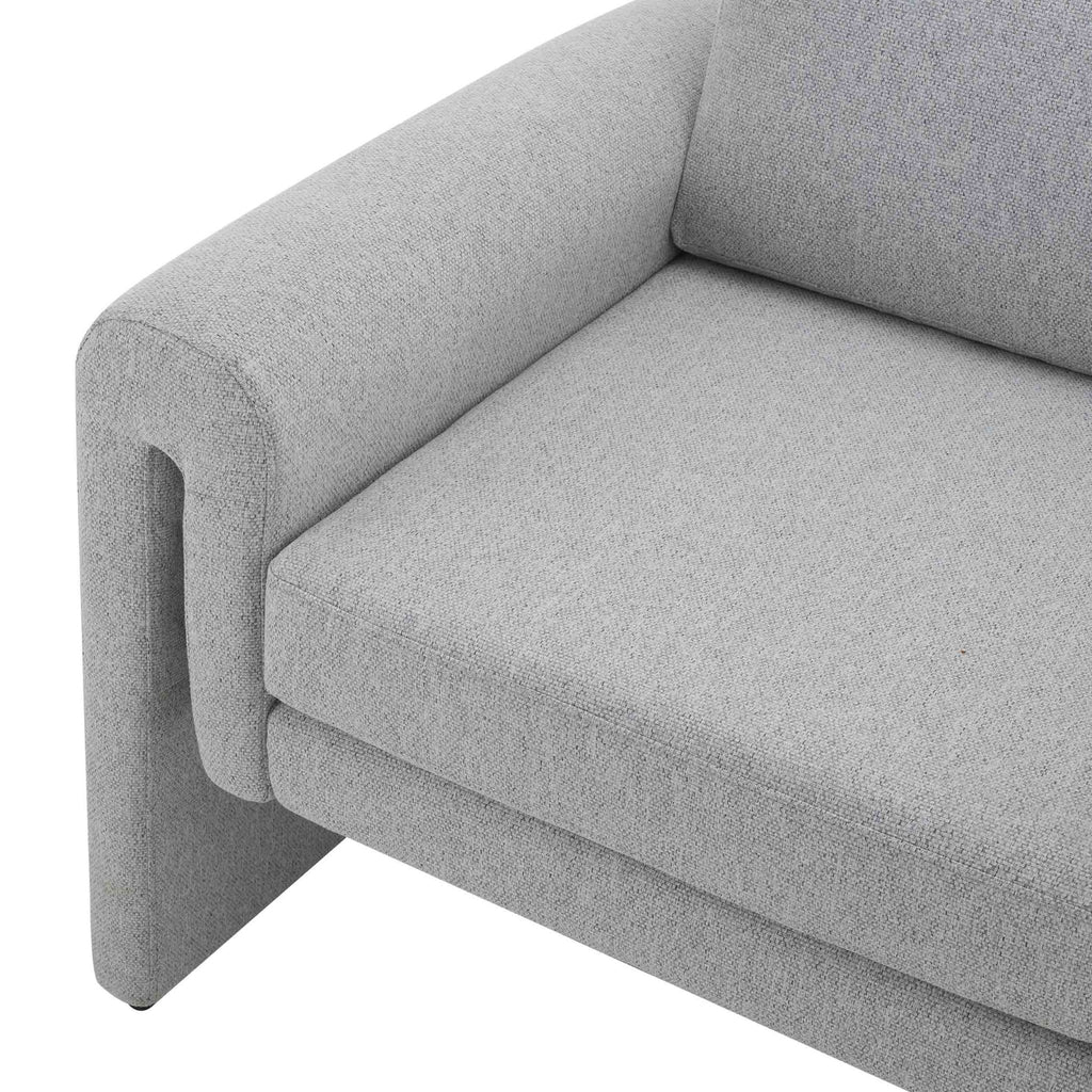 Fauteuil d'appoint Alba - Gris clair