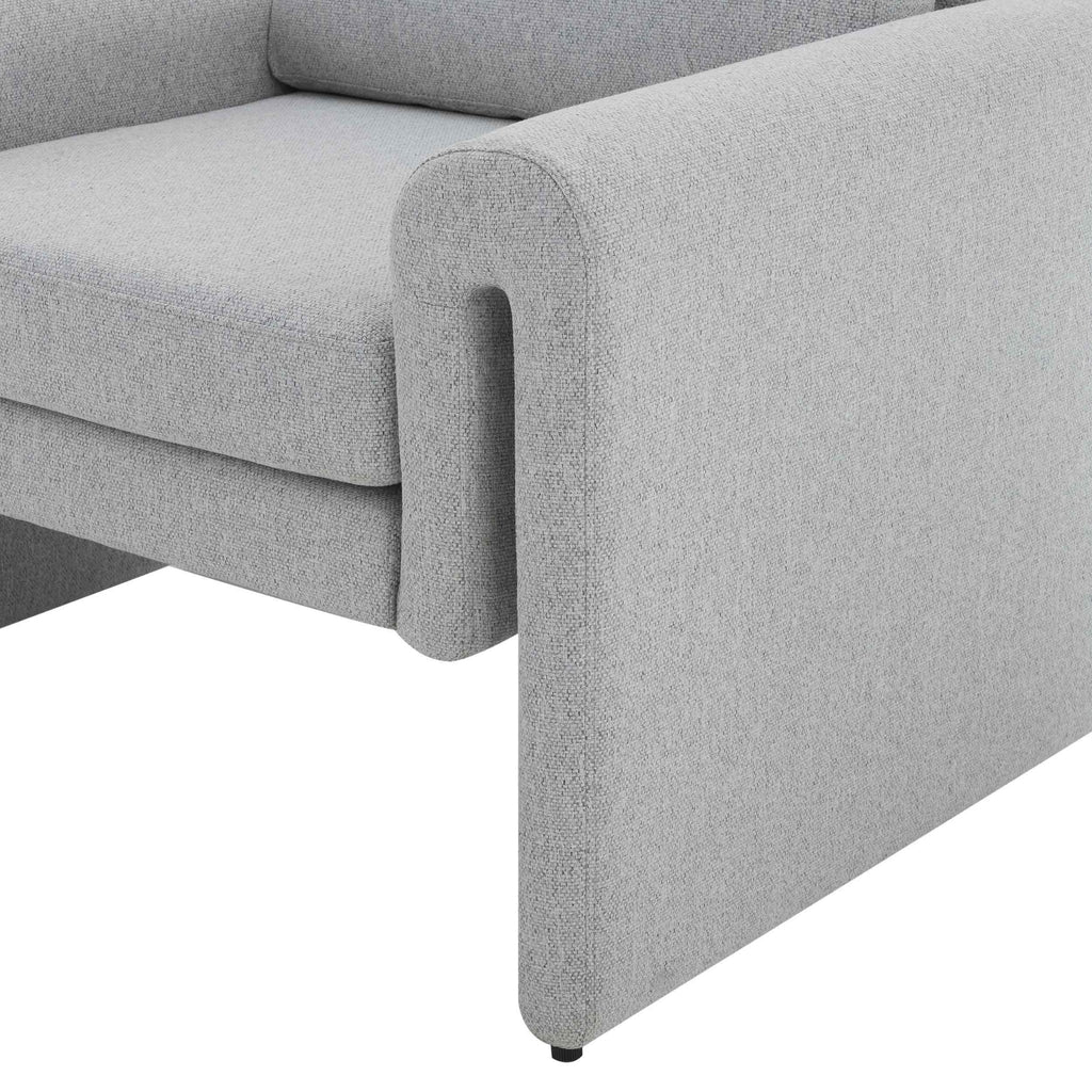 Fauteuil d'appoint Alba - Gris clair