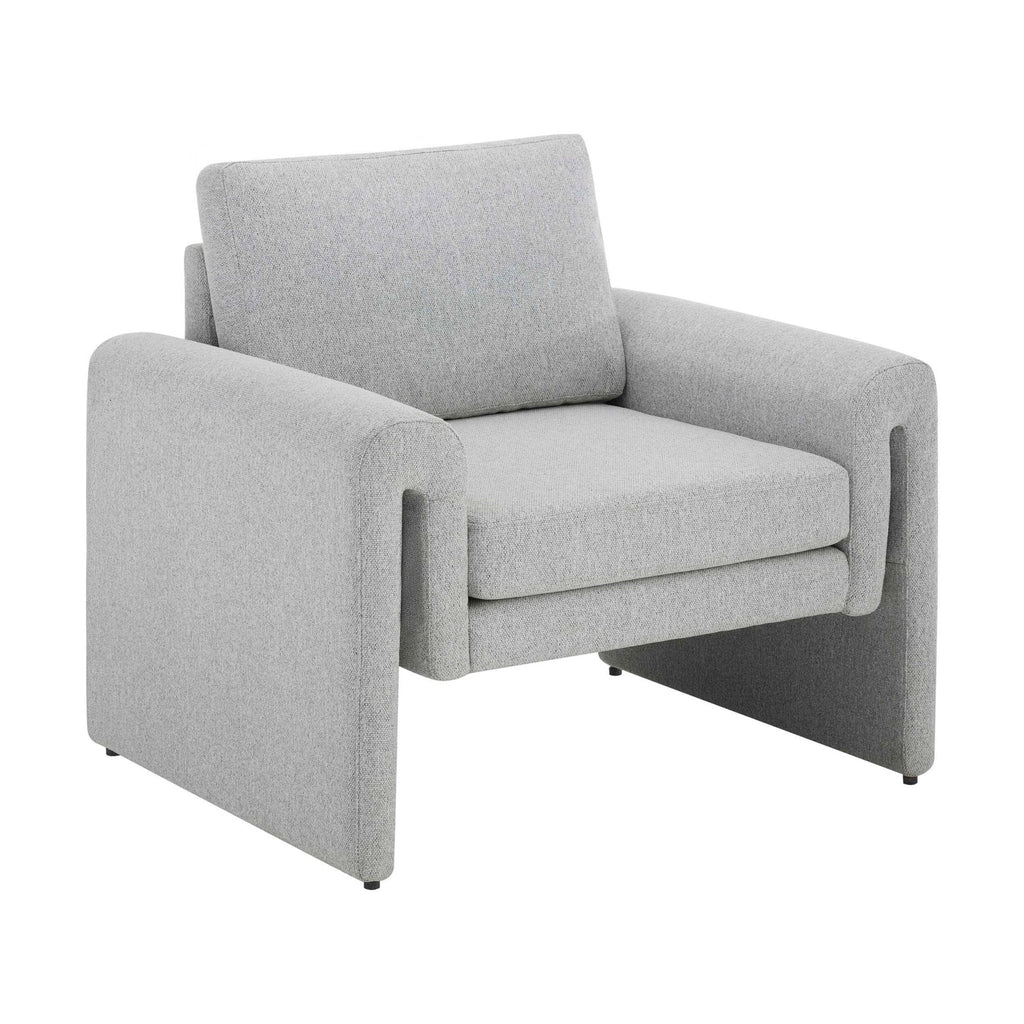 Fauteuil d'appoint Alba - Gris clair