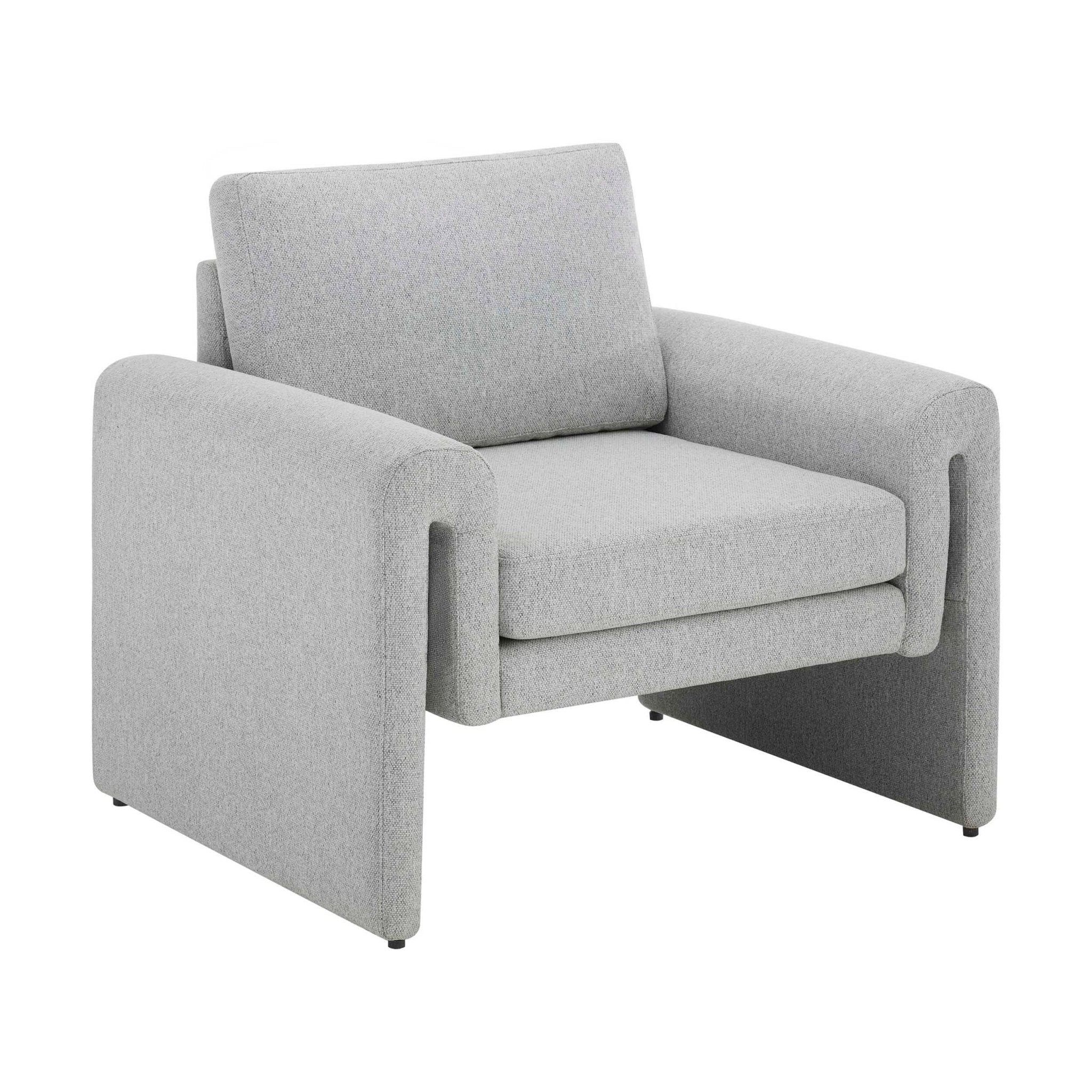 Fauteuil d'appoint Alba - Gris clair