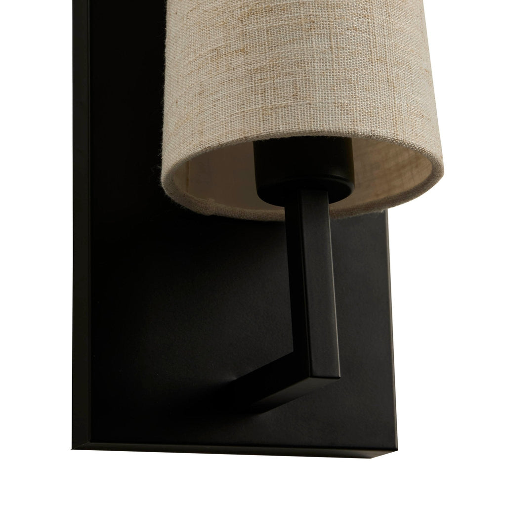 Applique murale rechargeable LED Alban - Noire