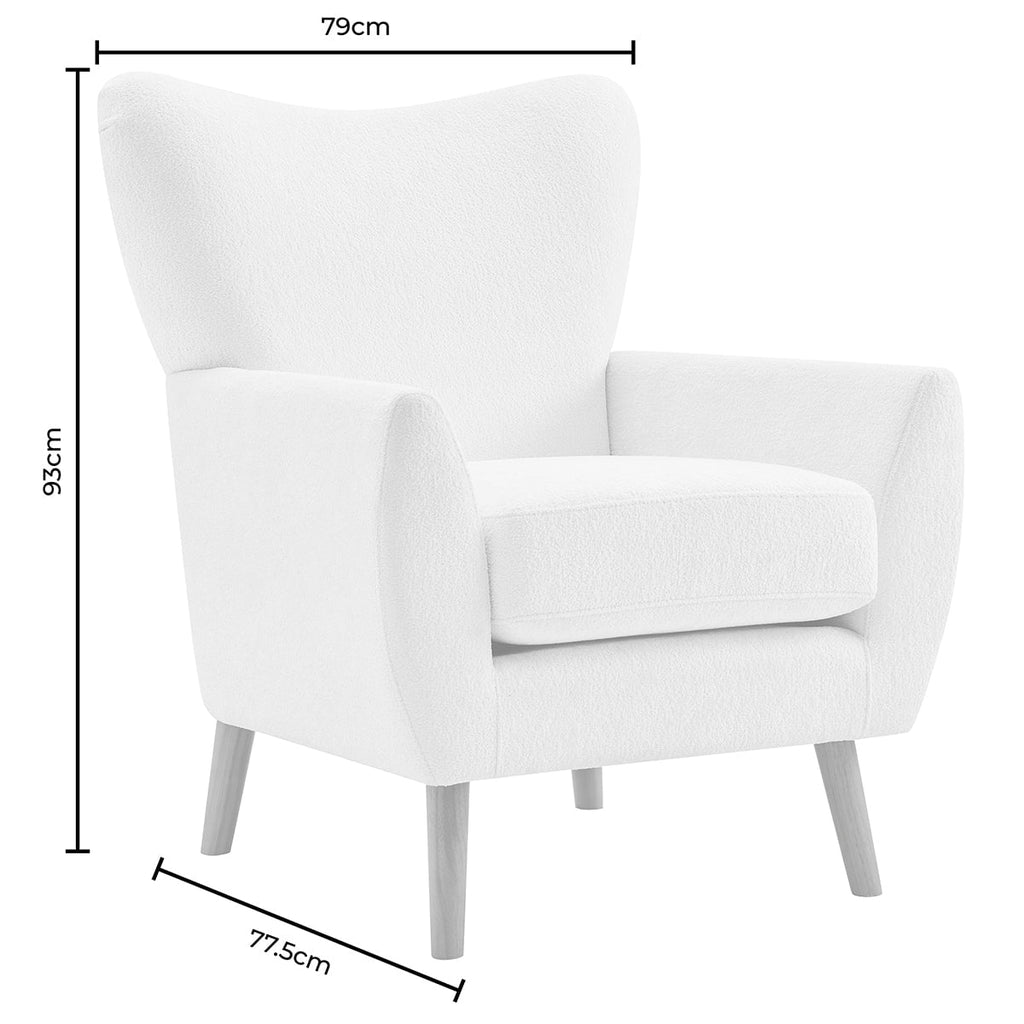 Fauteuil d'appoint Alia - Bleu royal