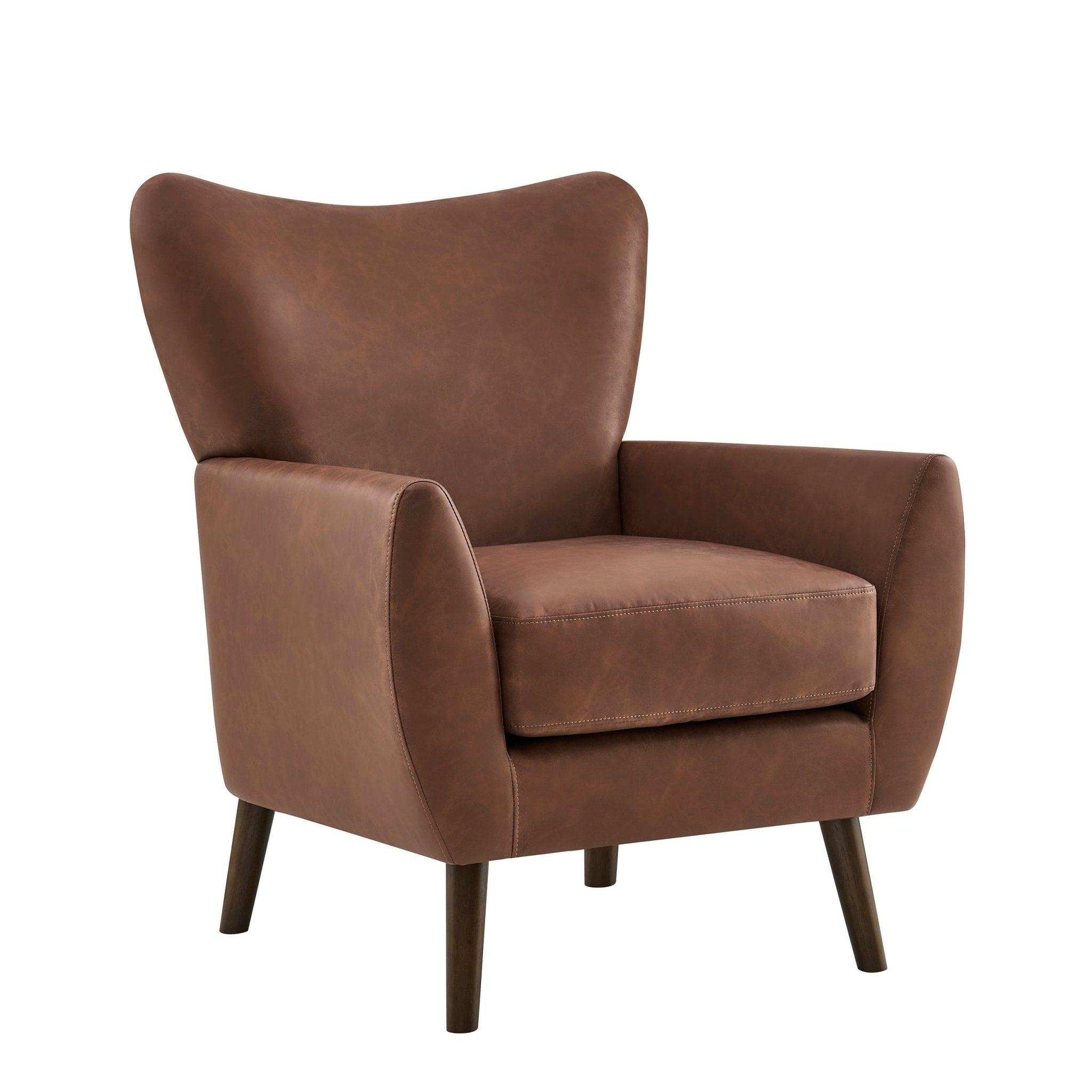 Fauteuil d'appoint Alia - Similicuir beige