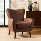 Fauteuil d'appoint Alia - Similicuir beige
