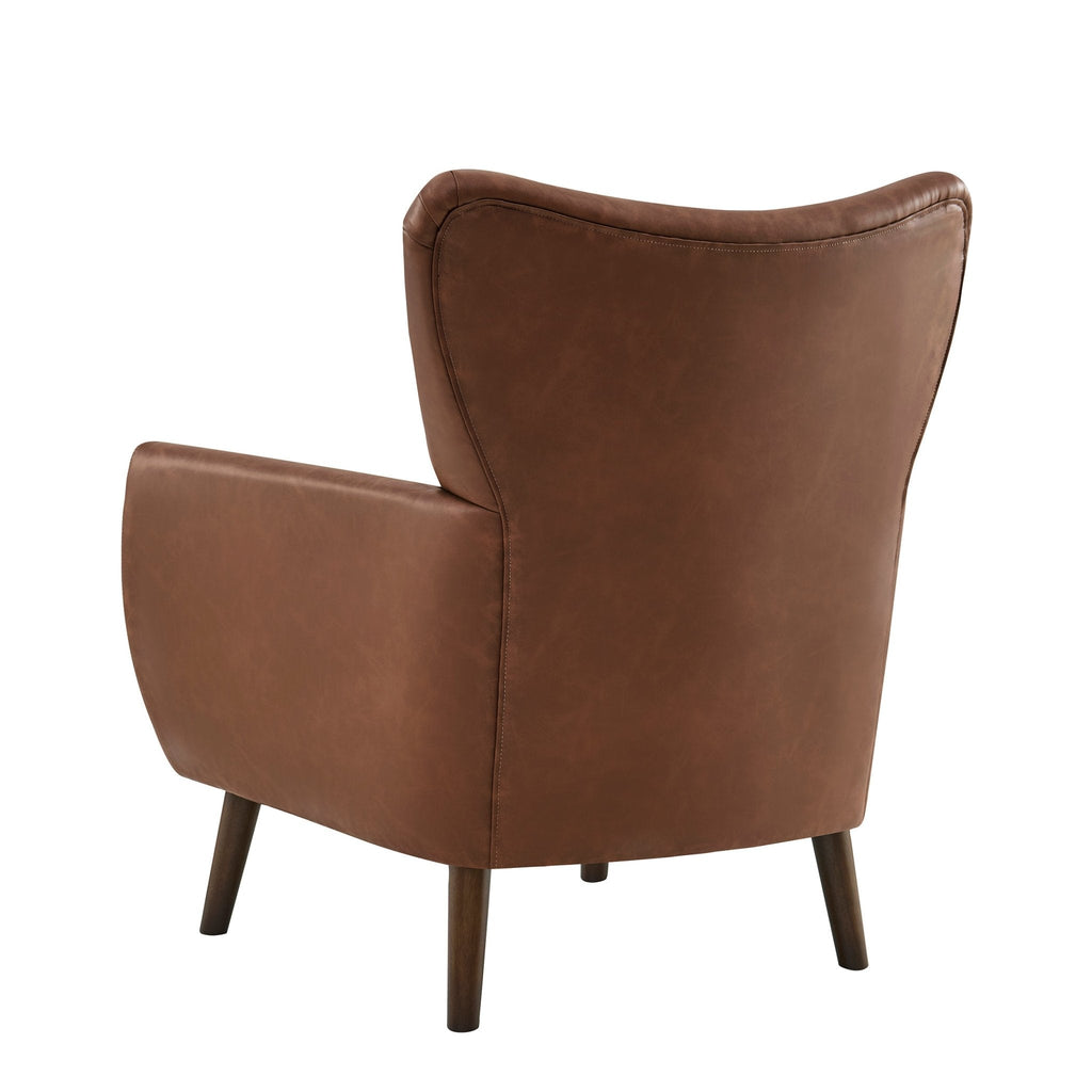 Fauteuil d'appoint Alia - Similicuir beige
