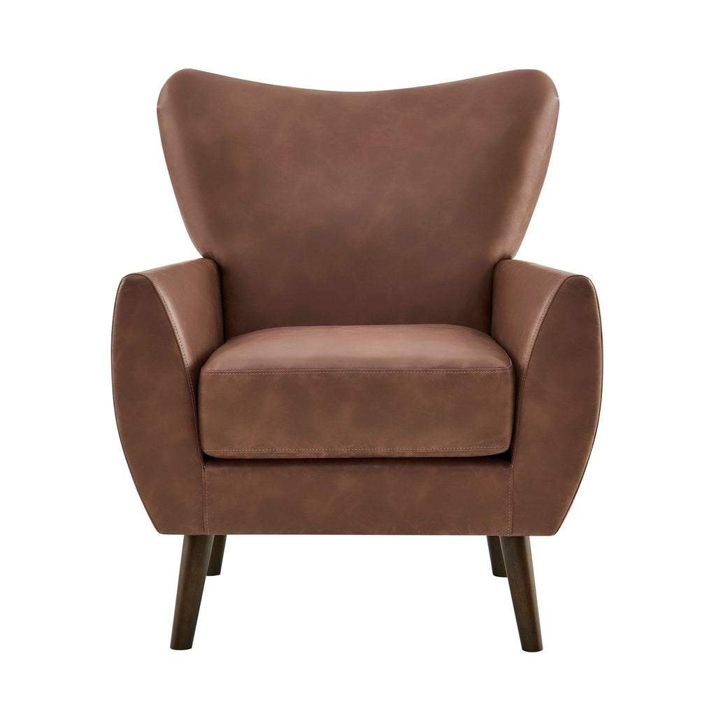Fauteuil d'appoint Alia - Similicuir beige