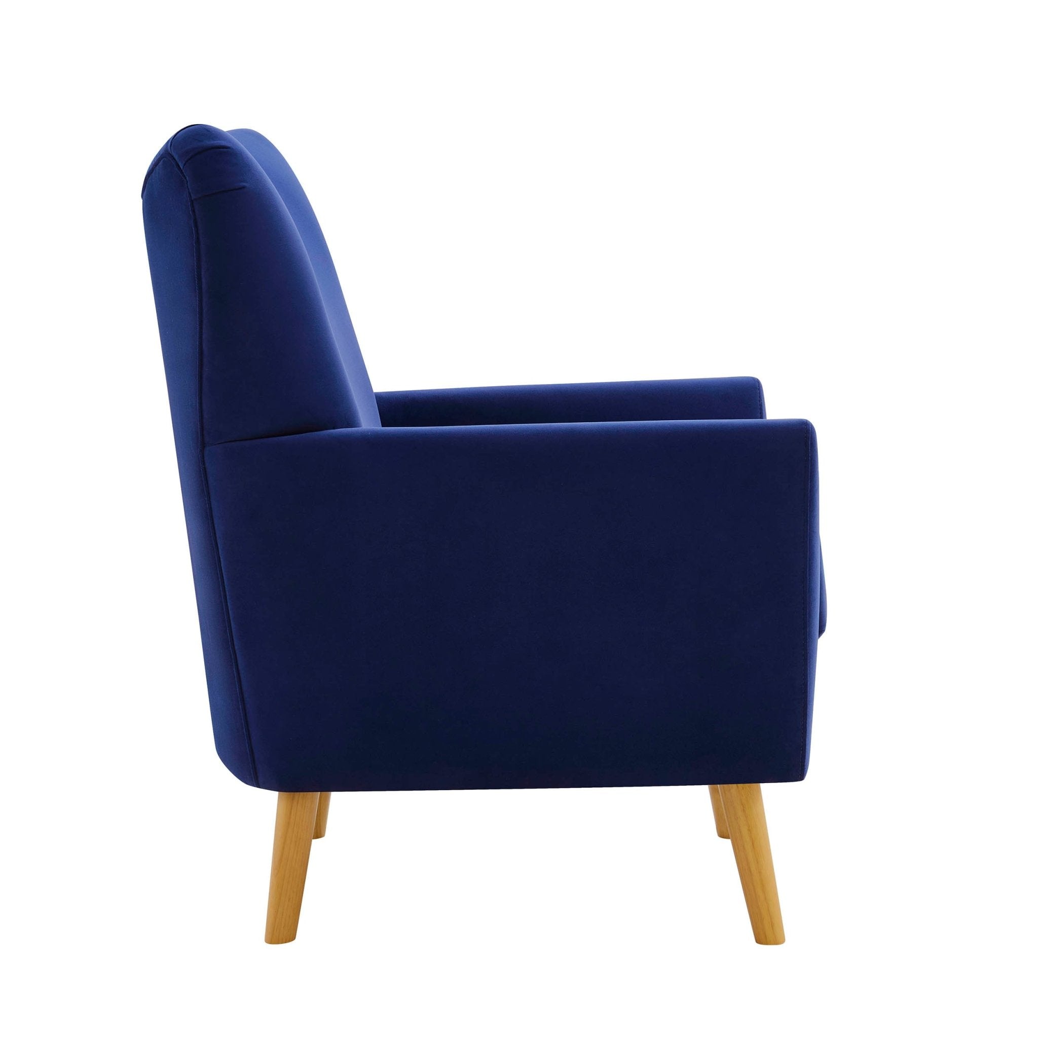 Fauteuil d'appoint Alia - Bleu royal