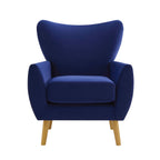 Fauteuil d'appoint Alia - Bleu royal