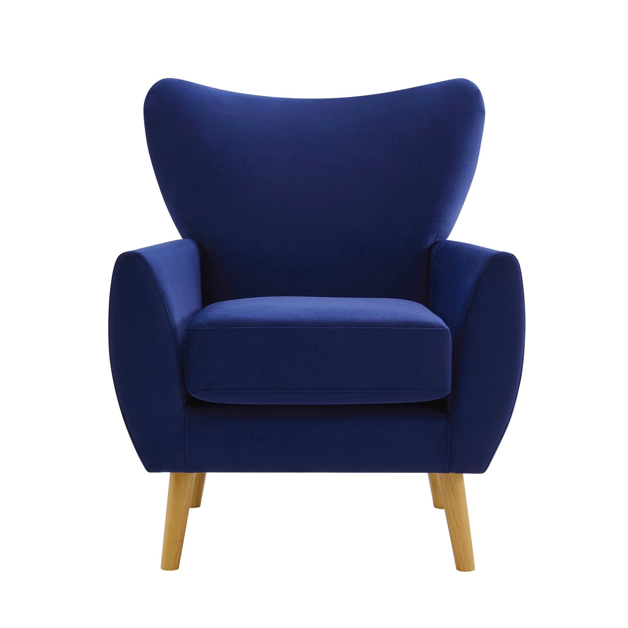 Fauteuil d'appoint Alia - Bleu royal