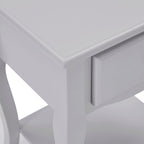 Table de chevet Amélie à 1 tiroir - Gris clair