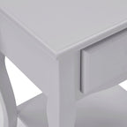 Table de chevet Amélie à 1 tiroir - Gris clair
