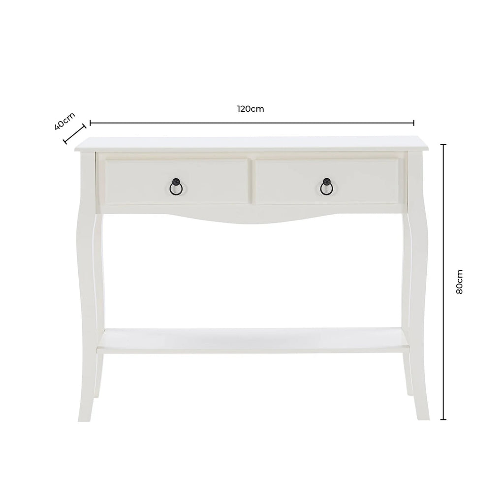 Console coiffeuse Amélie - Gris clair