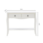 Console coiffeuse Amélie - Gris clair