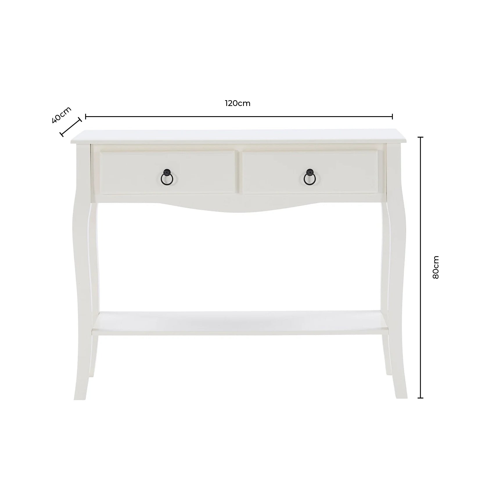 Console coiffeuse Amélie - Gris clair