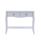Console coiffeuse Amélie - Gris clair