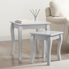 Table d'appoint gigogne Amélie - Gris clair