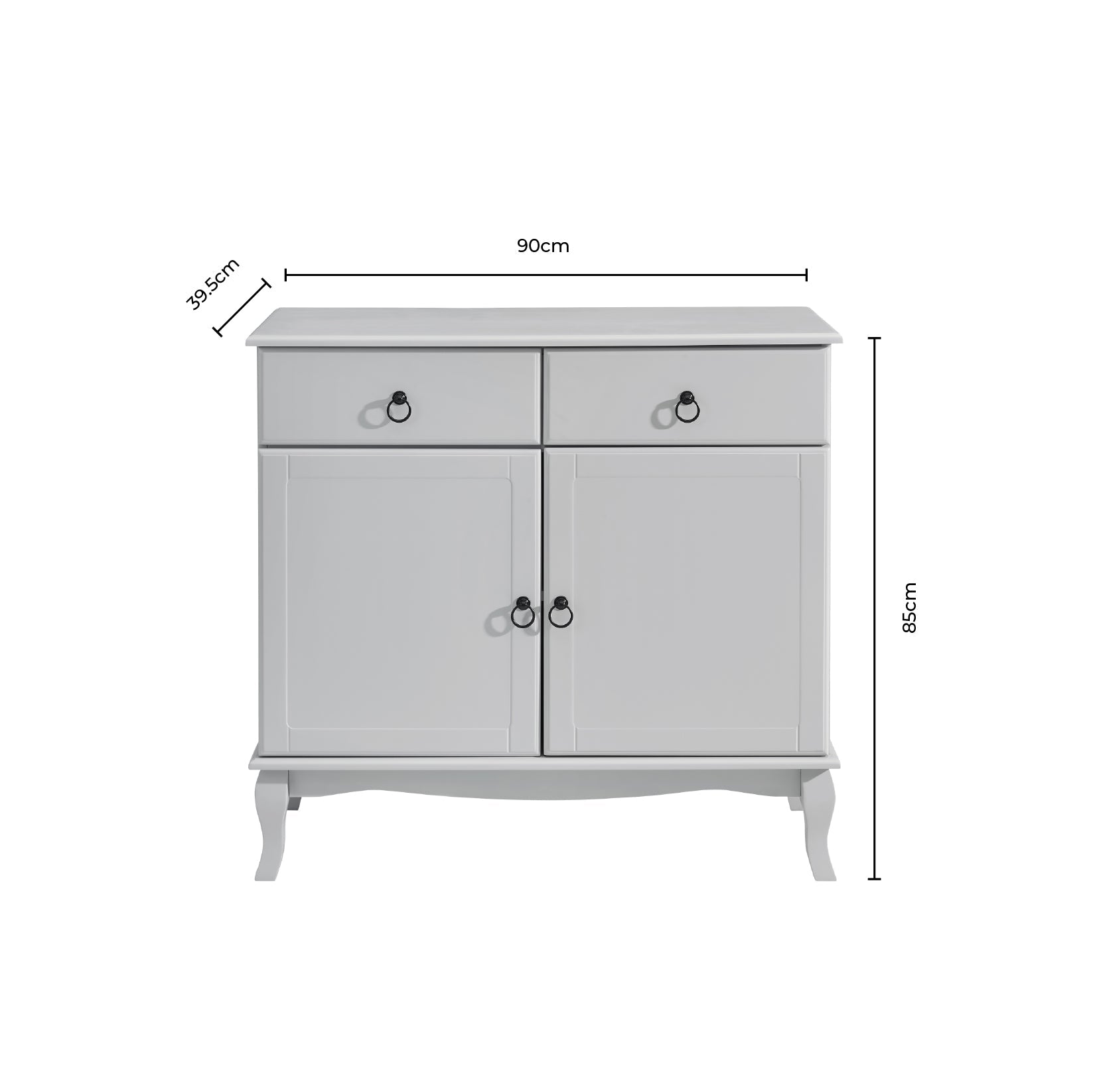 Buffet Amélie - Gris clair