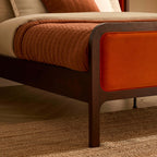 Cadre de lit Amsterdam - Orange vif