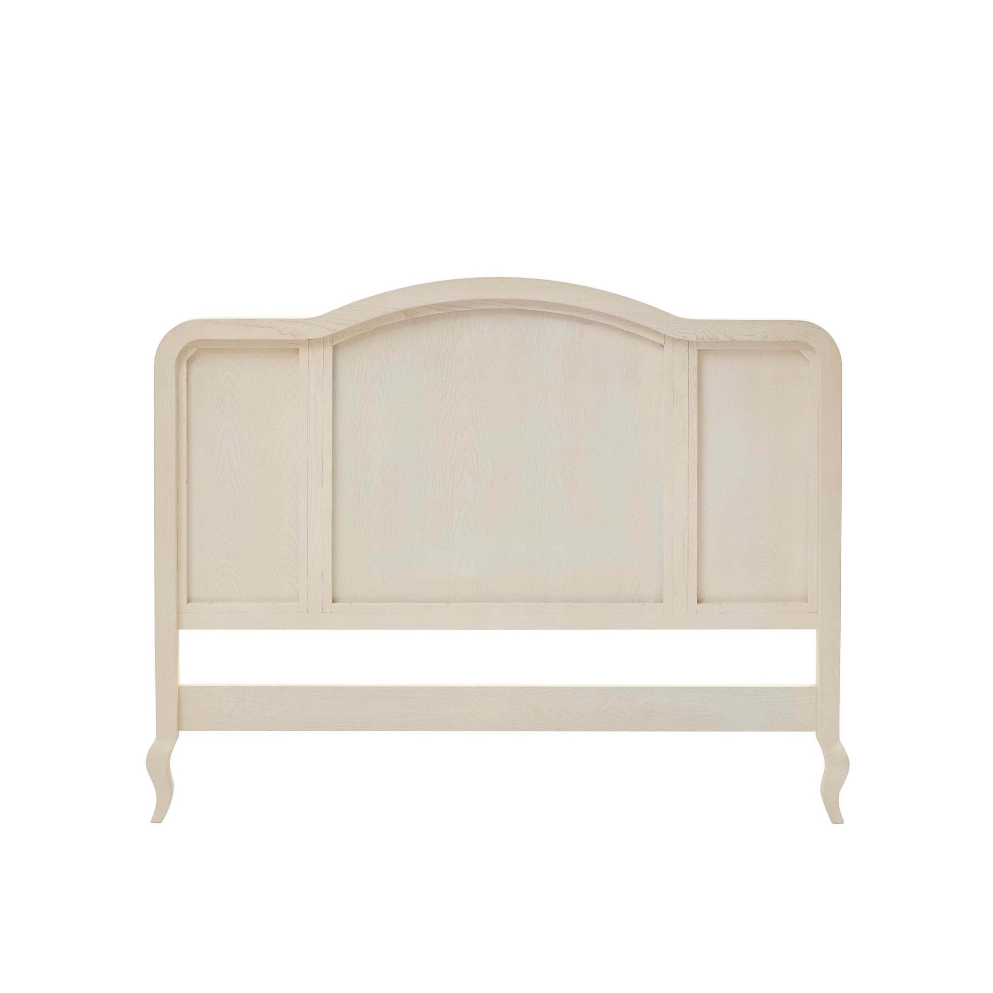 Cadre de lit Annecy en rotin - Crème