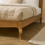 Cadre de lit Annecy en rotin naturel