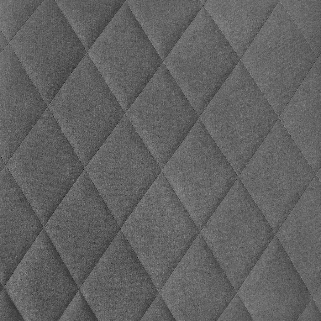 Ensemble de 2 chaises de salle à manger Annie - Velours - Gris