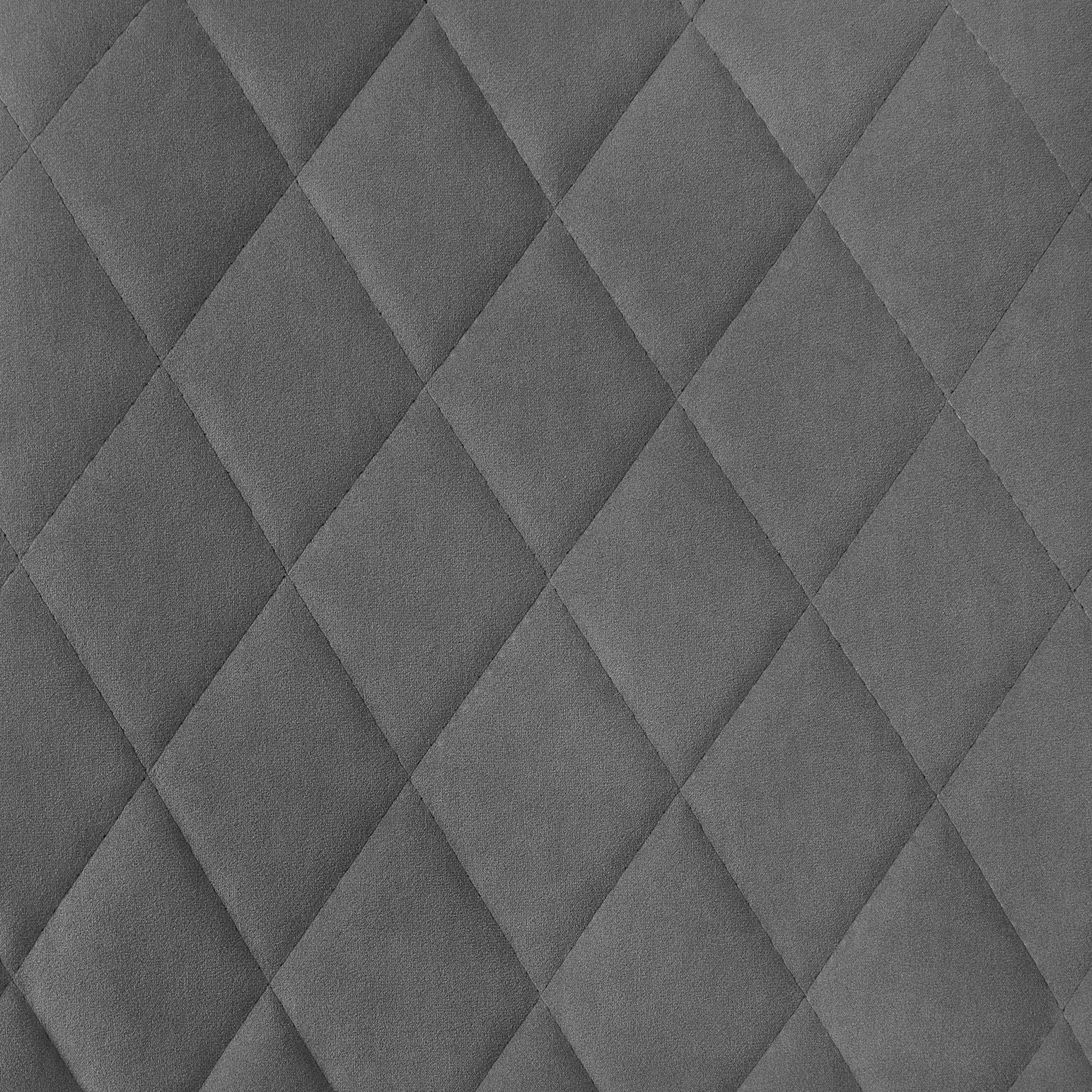 Ensemble de 2 chaises de salle à manger Annie - Velours - Gris