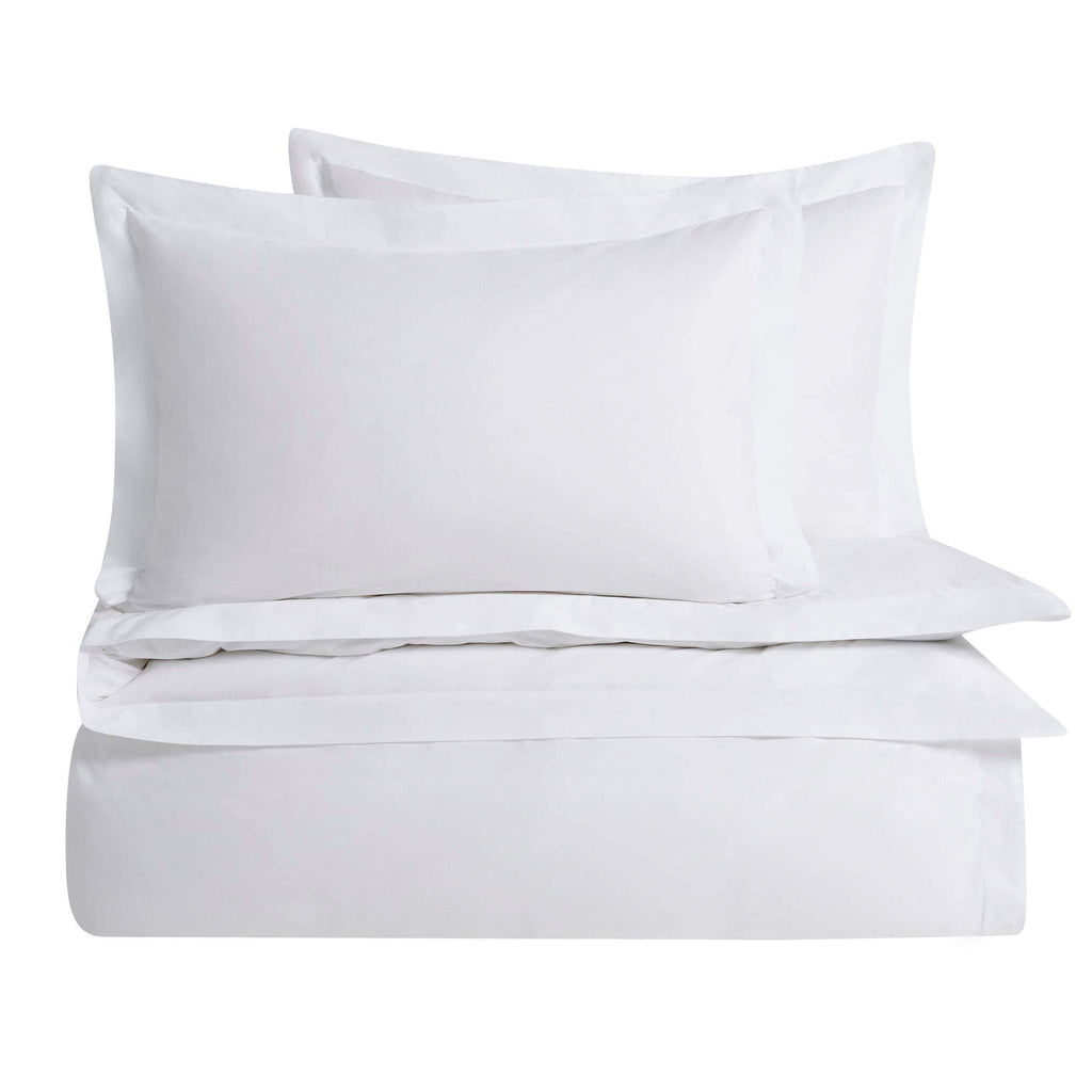 Housse de couette anti-allergique 200 fils - Blanche