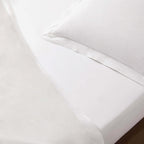 Drap-housse anti-allergique 200 fils - Blanc