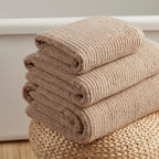 Collection de serviettes Antigua Soft Fine Ribbed - Naturel