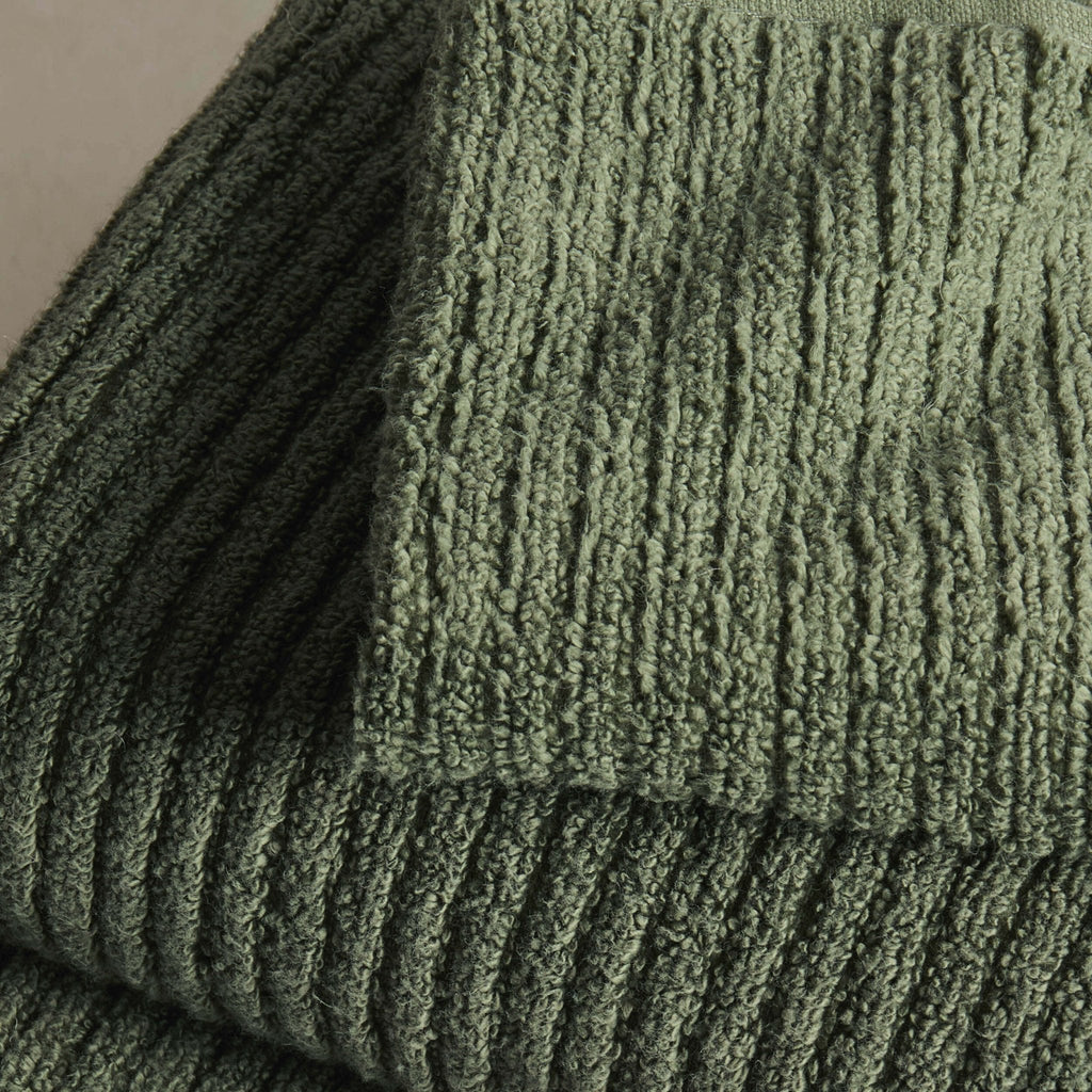 Collection de serviettes Antigua Soft Fine Ribbed - Fern